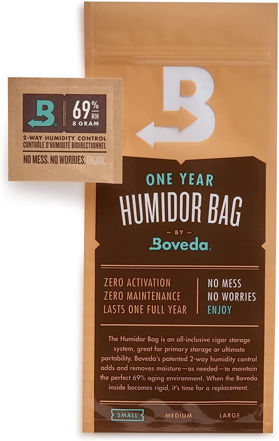 Boveda 2-Way Humidity Control Bag