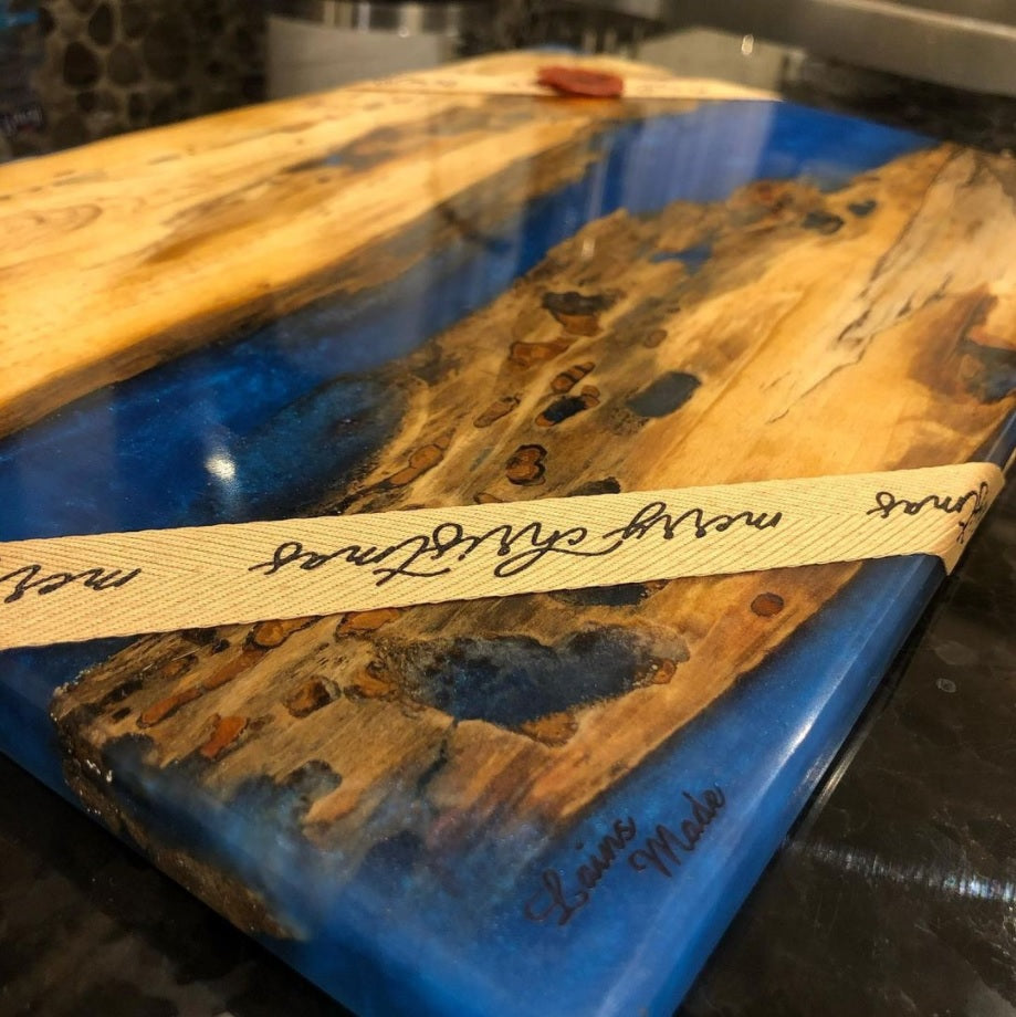 Ocean blue epoxy board